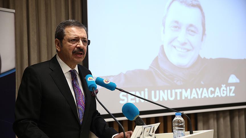 İbrahim Çağlar'ın ismi TOBB'da ölümsüzleştirildi