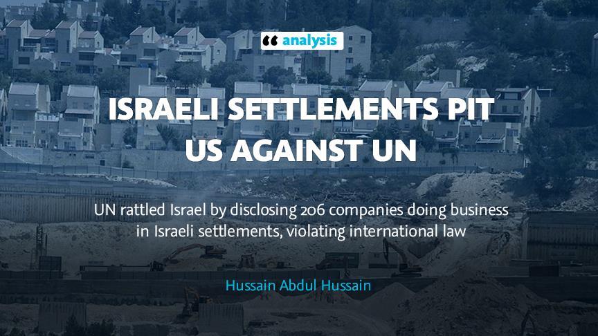 Israeli settlements pit US against UN