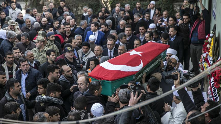 PYD/PKK'nın saldırısında hayatını kaybeden Şanverdi'nin cenazesi defnedildi