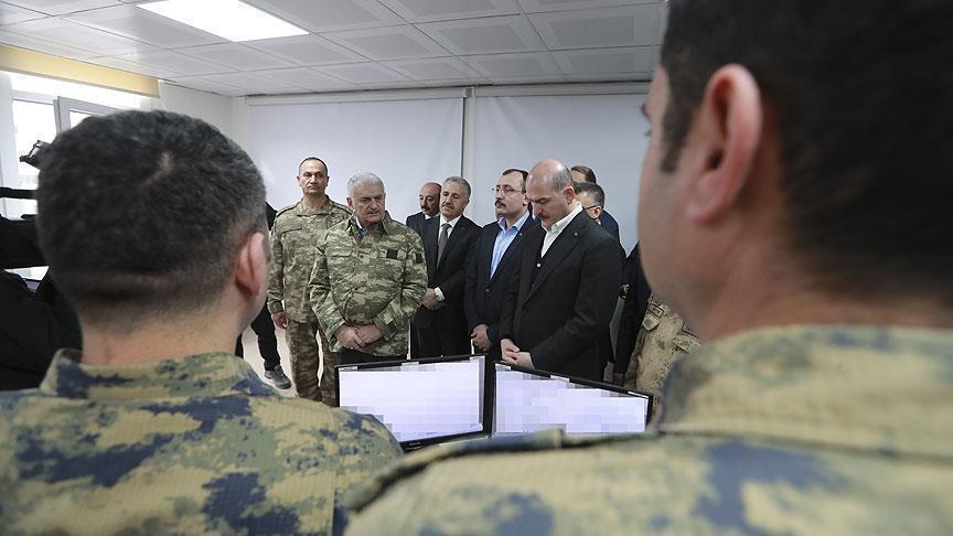Turkey PM visits military command center in south