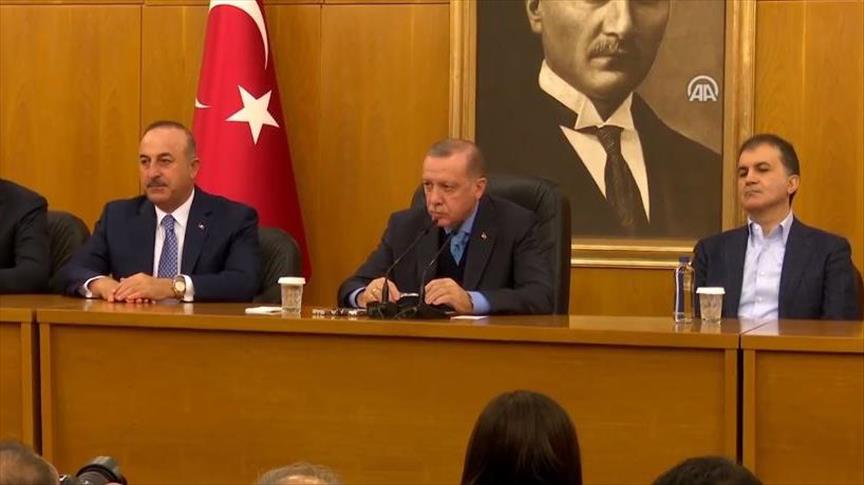 كلمة للرئيس التركي رجب طيب أردوغان