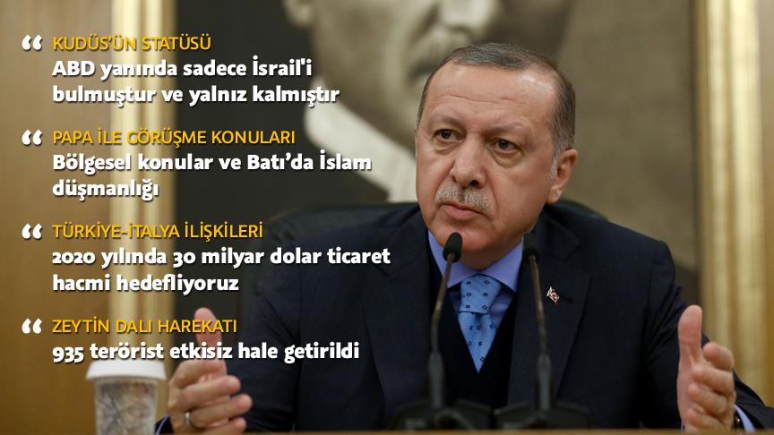 Cumhurbaşkanı Erdoğan: Harekatta 935 terörist etkisiz hale getirildi