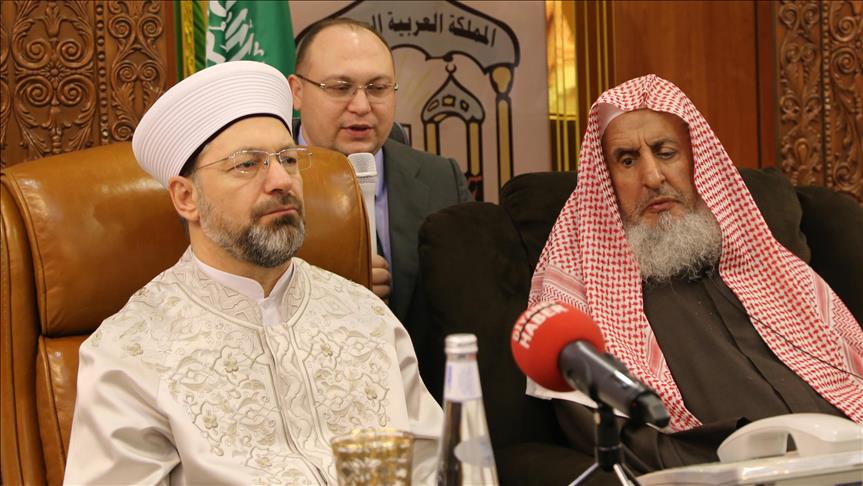 Head of Turkey's religious affairs meets Saudi minister