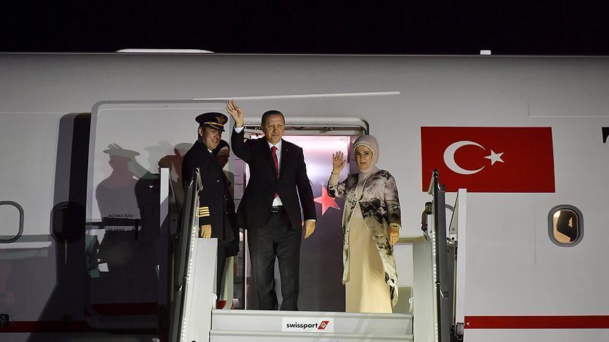 Erdogan quitte l’Italie au terme de sa visite officielle 