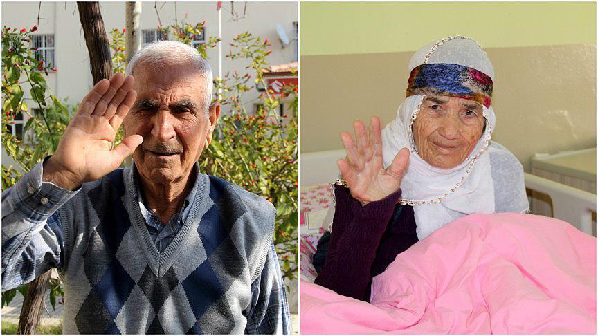 Rescued elderly from northern Syria thank Turkey