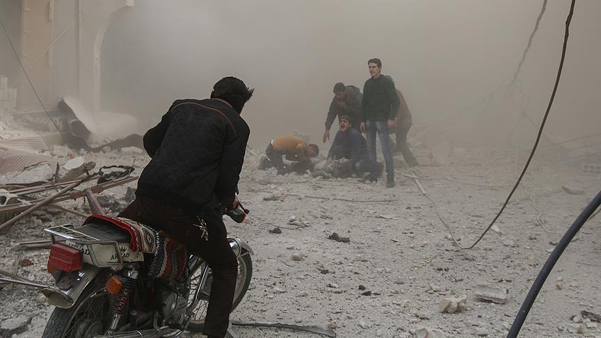 Airstrikes kill 75 civilians in Syria’s E. Ghouta