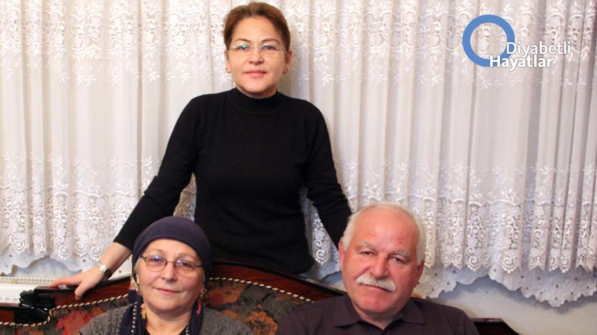 Kendisi gibi diyabetli anne ve babasının en büyük yardımcısı oldu