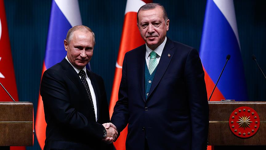 Cumhurbaşkanı Erdoğan ile Putin, Afrin ve İdlib'i görüştü