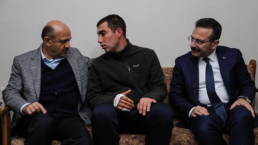 Başbakan Yardımcısı Işık'tan Afrin gazisine ziyaret