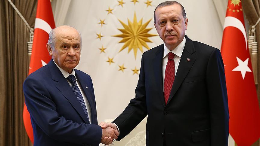 Erdoğan ve Bahçeli Milli Mutabakat Komisyonu toplantısına katılacak