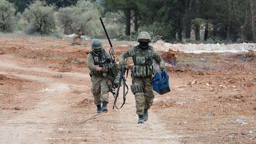 Turkish security forces seize landmines in Afrin