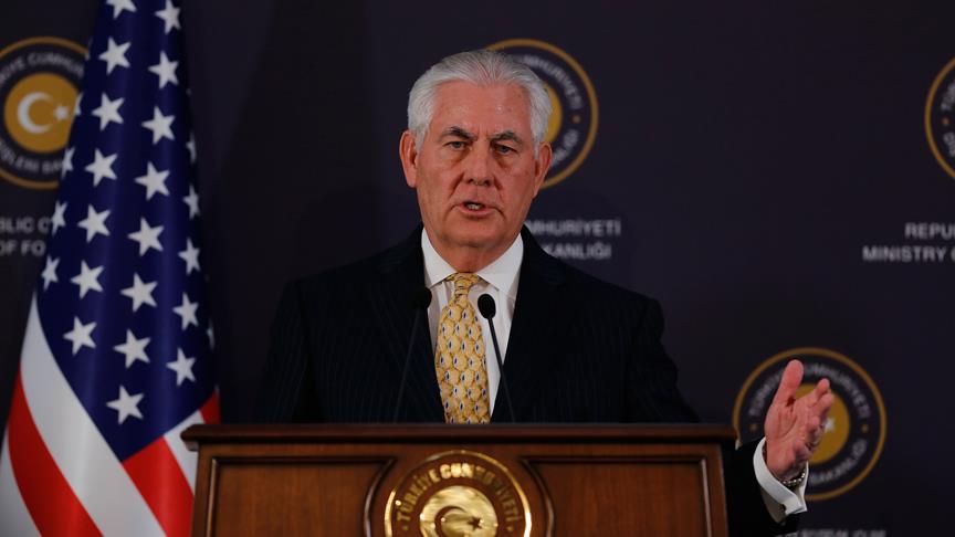 ABD Dışişleri Bakanı Tillerson: Türkiye ile ilişkilerimiz sürekli ve stratejiktir