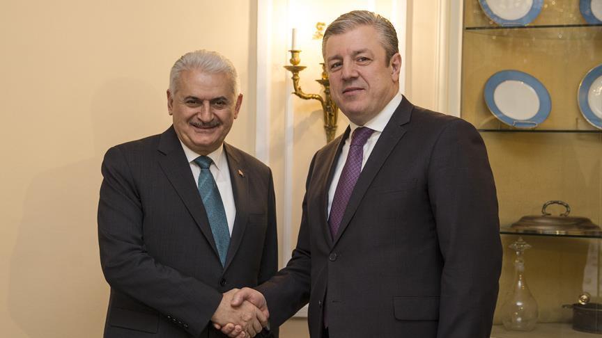 دیدار نخست وزیر ترکیه با همتای گرجستانی خود در مونیخ