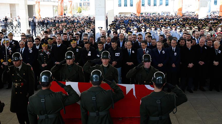 Şehit Hava Pilot Üsteğmen Gökdoğan son yolculuğuna uğurlandı