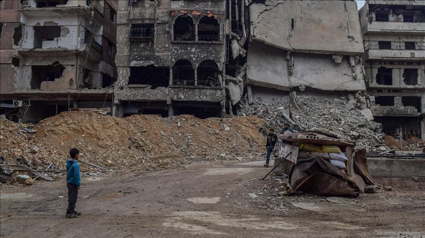 Eastern Ghouta, Syria reduced to ruins by Assad regime