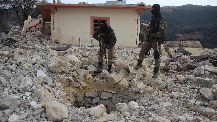 New tunnels used by terrorists found in Afrin