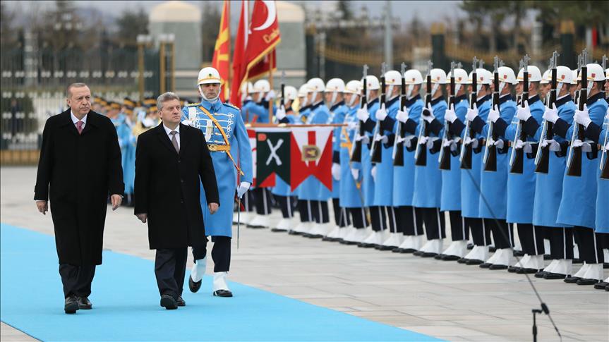 Ivanov pritet me ceremoni zyrtare nga Erdoğan