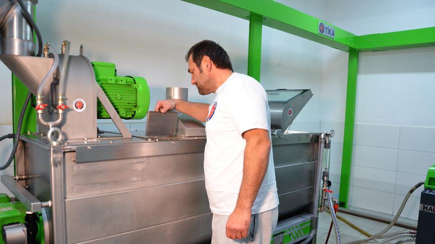 Karadağ'da zeytinyağı üretimine TİKA desteği