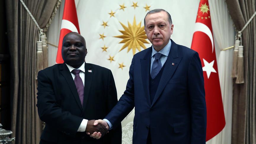 Cumhurbaşkanı Erdoğan, Burundi Meclis Başkanı kabul etti