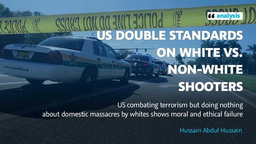 ANALYSIS - US double standards on white vs. non-white shooters