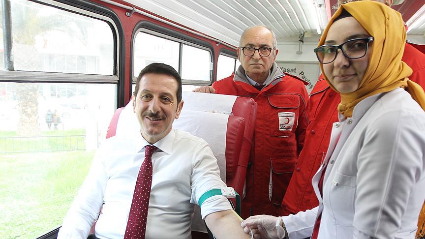 Zeytin Dalı Harekatı'na kan bağışı ile destek 