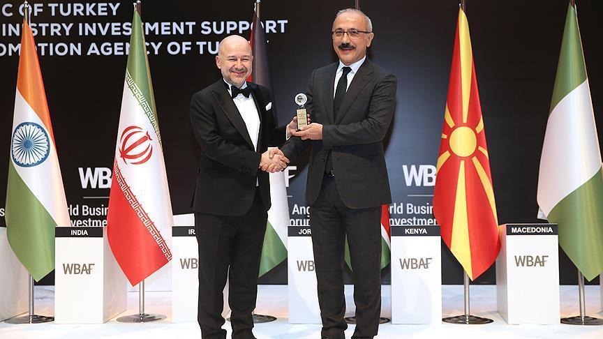 Global biz forum awards Turkey's development ministry