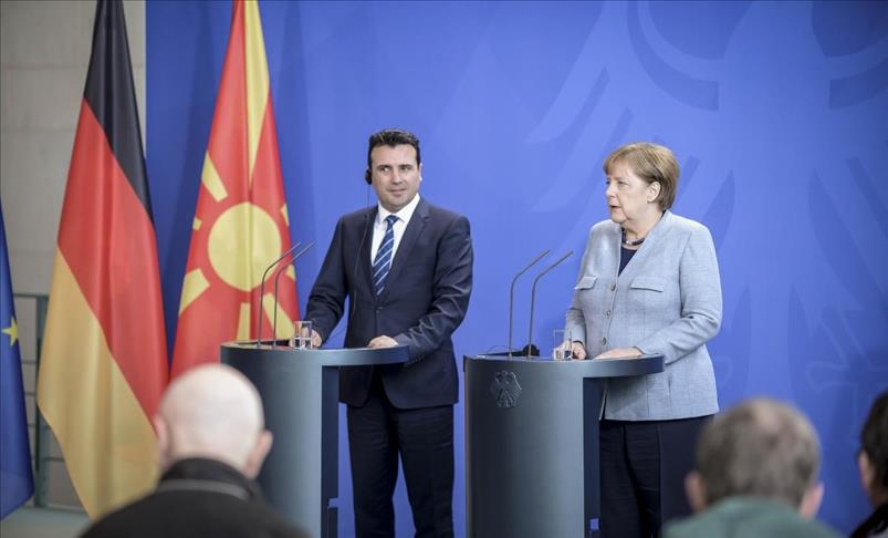Меркел-Заев: Германија останува силен партнер на Република Македонија