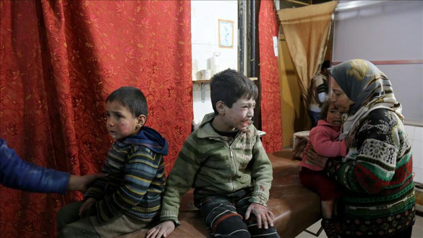 Regime strikes orphanage in Syria's besieged E. Ghouta