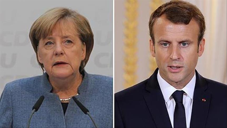 Syria: Macron, Merkel urge Putin to approve UN truce