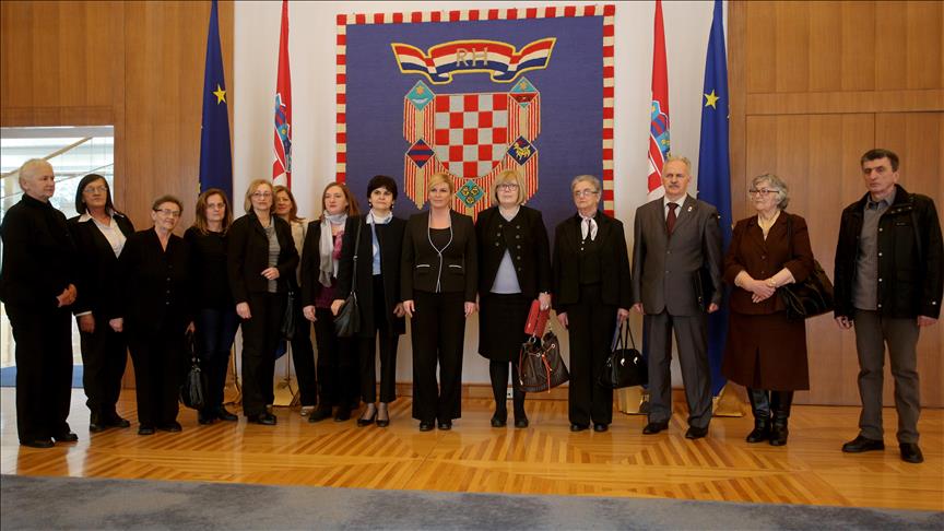 Hrvatska: Predsjednica Kolinda Grabar Kitarović primila predstavnike srbijanskih udruga nestalih