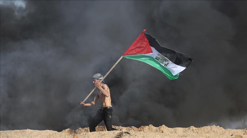 Affrontements entre des palestiniens et l’armée israélienne à la frontière de Gaza