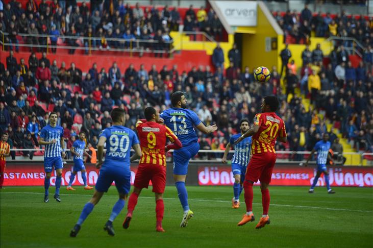 Foot - Turquie / Süper Lig - 23ème j. : Kayserispor dispose de Kasımpaşa (3-2)