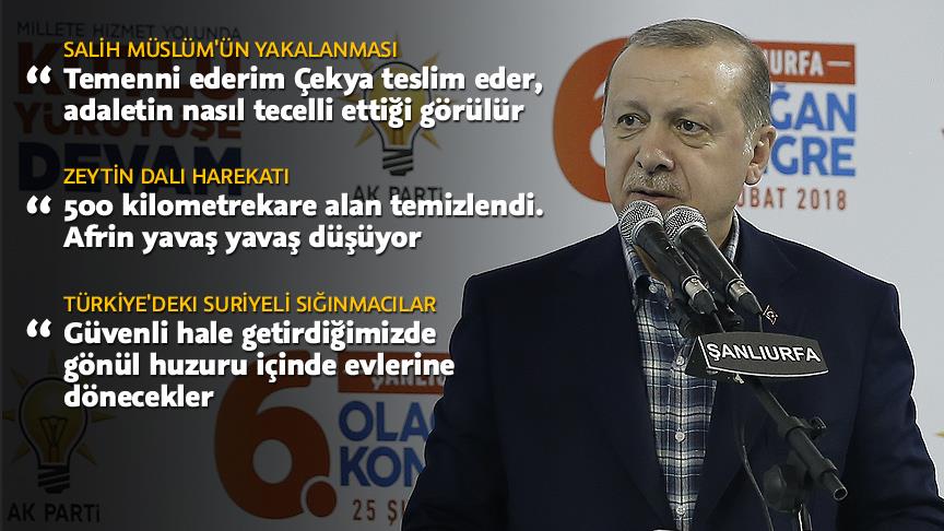 Cumhurbaşkanı Erdoğan: Temenni ederim ki Çekya Müslüm'ü teslim eder