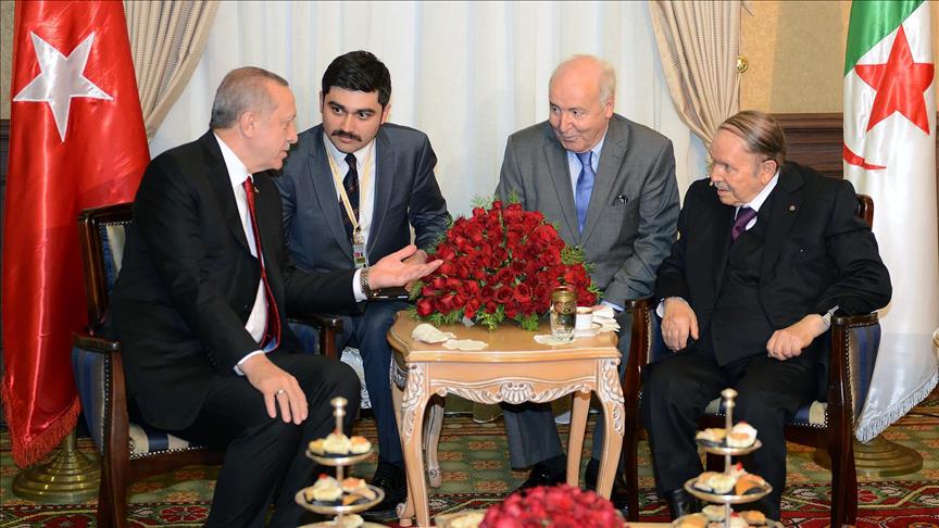 أردوغان يلتقي بوتفليقة في الجزائر
