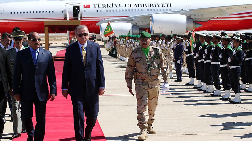 Cumhurbaşkanı Erdoğan Moritanya'da