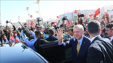  Moritanyalılar Cumhurbaşkanı Erdoğan’ı coşkuyla karşıladı