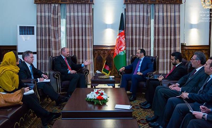 دیدار وزیر خارجه افغانستان با نماینده ویژه اتحادیه اروپا در امور این کشور