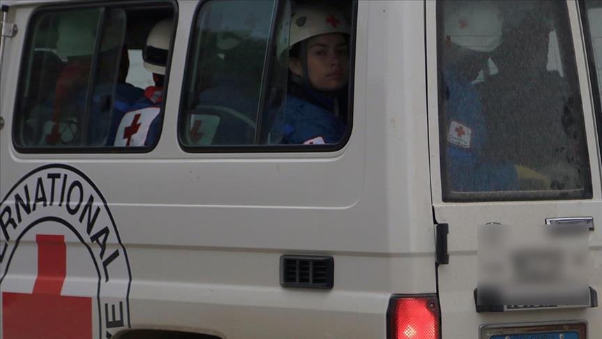 Red Cross aid convoy arrives in Syria's Afrin