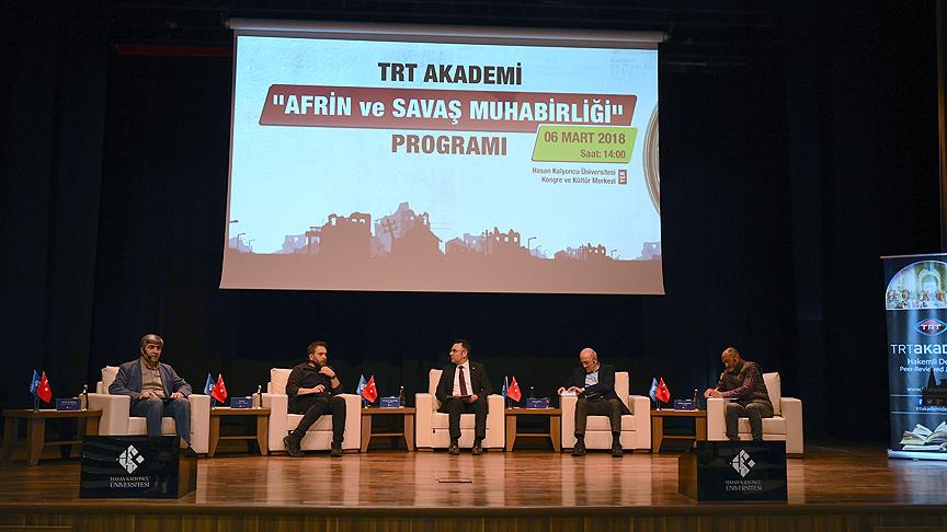 TRT Akademi ve HKÜ'den 'Afrin ve Savaş Muhabirliği' programı