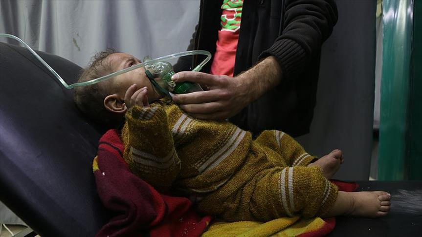 Syrie: 30 cas d'asphyxie au gaz de chlore à la Ghouta orientale