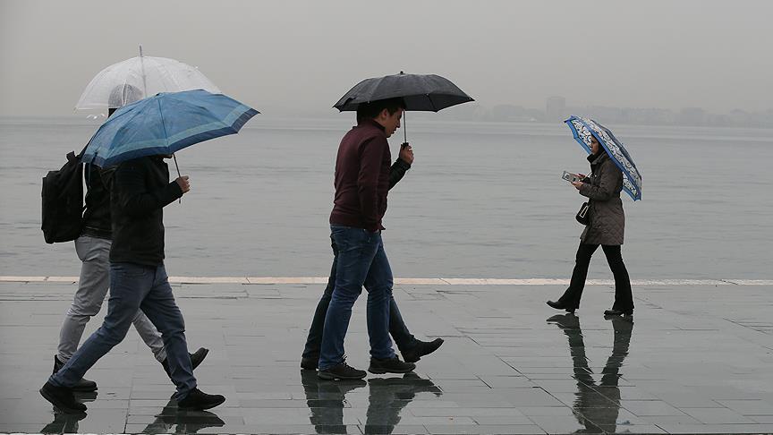 Yurt genelinde kuvvetli yağış uyarısı