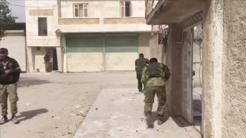 Turkey, FSA free Jinderes town center in Syria's Afrin