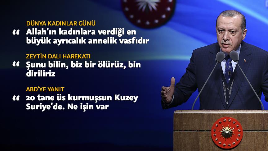 Cumhurbaşkanı Erdoğan: Bir ölürüz, bin diriliriz