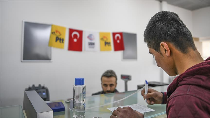 Turkish post office serves freed Syria city