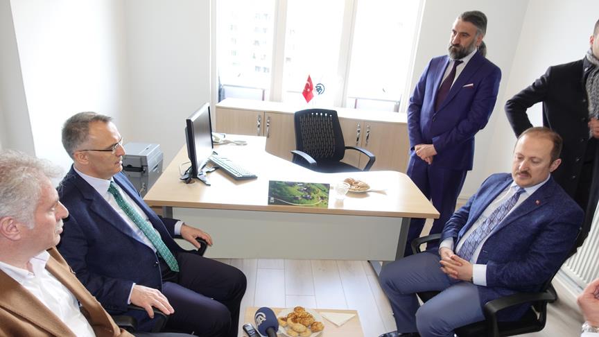 Maliye Bakanı Ağbal'dan AA Bayburt Temsilciliğine ziyaret