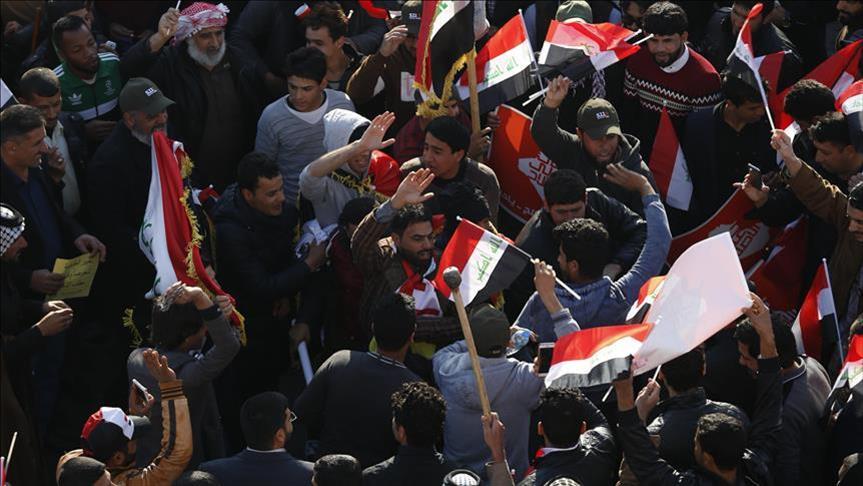 Iraqis protest detention of Shia cleric in Iran