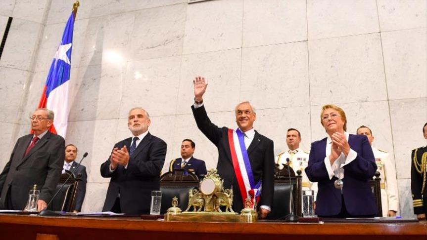 Piñera recibe una Chile de izquierda en su segundo mandato
