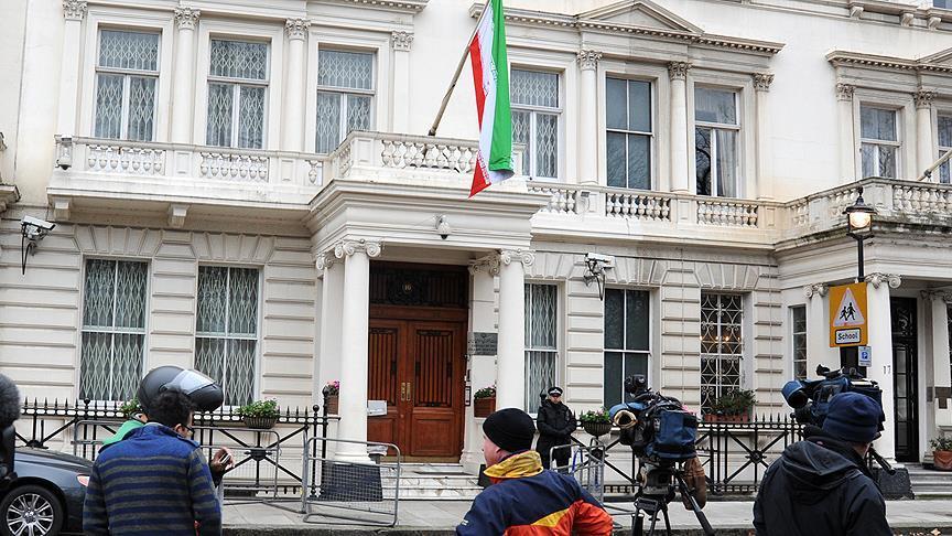 Iranian official blames UK for London embassy incident