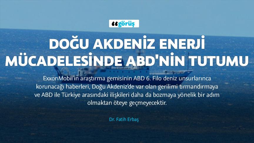Doğu Akdeniz enerji mücadelesinde ABD'nin tutumu Doğu Akdeniz enerji mücadelesinde ABD'nin tutumu