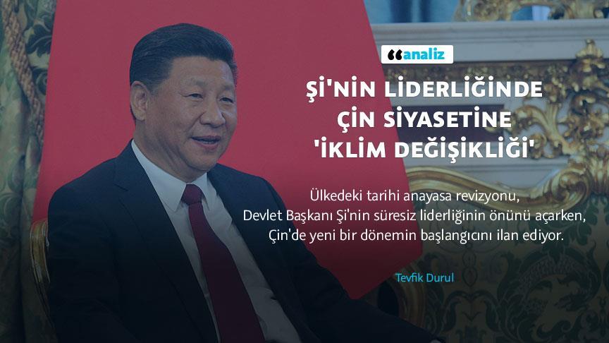 Şi'nin liderliğinde Çin siyasetine 'iklim değişikliği' Şi'nin liderliğinde Çin siyasetine 'iklim değişikliği'